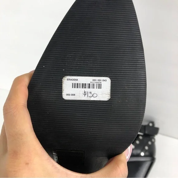 NWOB Aldo black studded ankle boot - Picture 9 of 11